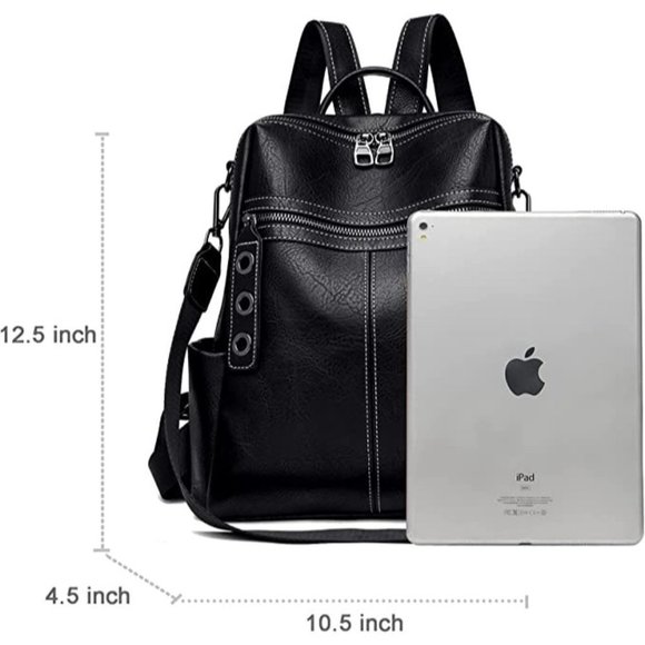 🆕 Luxury Backpack Purse for Women Cute Shoulder Durable Buckle Bag NWT - Picture 3 of 7